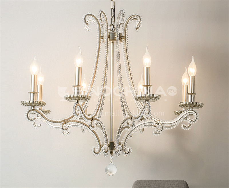 American Style Chandelier Living Room, Candle Chandelier Lamp